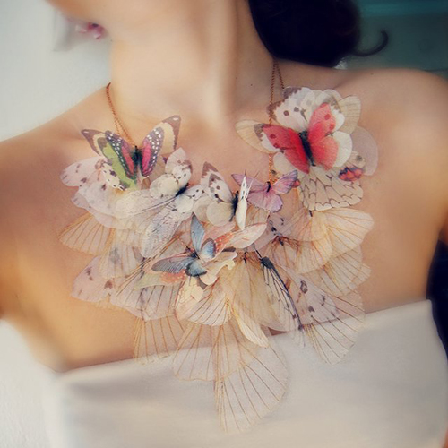 BUTTERFLY NECKLACE by Zoffy